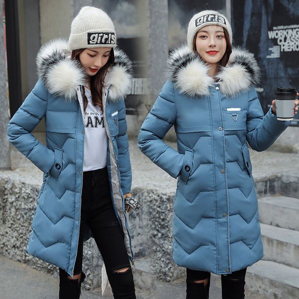 medium length down for women's new winter wear korean version over knee waist hood thickened cotton padded jacket, Black
medium length down for women's new winter wear korean version over knee waist hood thickened cotton padded jacket, Black