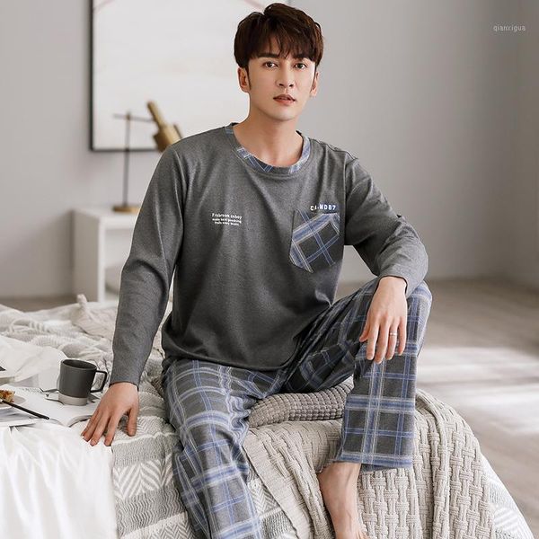 autumn men pajamas set polyester nightwear long sleeved nightwear lounge sleep clothing plus size plaid sleepwear nighties suit1, Black;brown
autumn men pajamas set polyester nightwear long sleeved nightwear lounge sleep clothing plus size plaid sleepwear nighties suit1, Black;brown