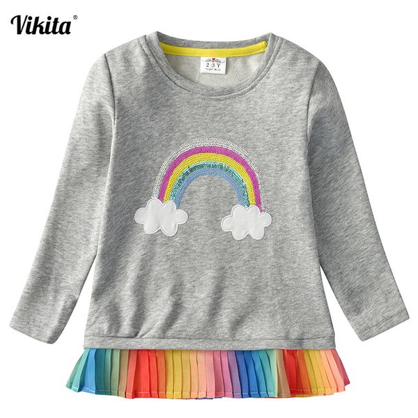 vikita girls t shirt long sleeve sequins t shirts for girls kids baby girl unicorn children cotton t shirts casual wear y200704, Blue
vikita girls t shirt long sleeve sequins t shirts for girls kids baby girl unicorn children cotton t shirts casual wear y200704, Blue