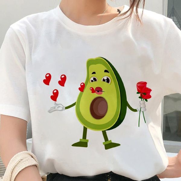 women kawaii cartoon avocado funny printing t-shirt casual short sleeve female tshirt summer harajuku streetwear t shirts, White
women kawaii cartoon avocado funny printing t-shirt casual short sleeve female tshirt summer harajuku streetwear t shirts, White
