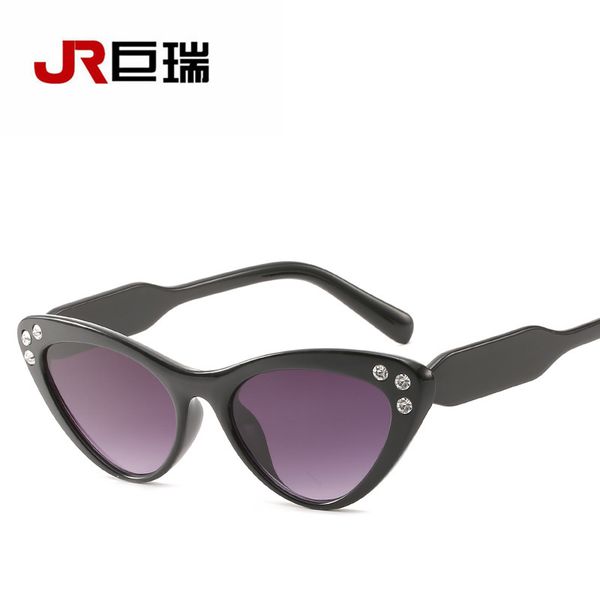 new style cat's eye fashionable women's dazzle color ocean piece sunglasses a7, White;black
new style cat's eye fashionable women's dazzle color ocean piece sunglasses a7, White;black