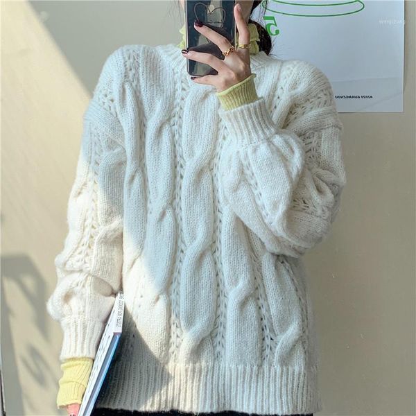 hzirip women sweaters 2020 autumn female pullovers twisted knitted loose soft fashion slender all-match office lady 1, White;black
hzirip women sweaters 2020 autumn female pullovers twisted knitted loose soft fashion slender all-match office lady 1, White;black