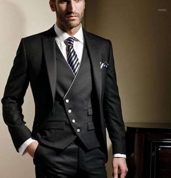 new style black formal men suit blazer costume homme men slim fit custom wedding tuxedos for groom 3 pieces(jacket pants+vest)1, White;black
new style black formal men suit blazer costume homme men slim fit custom wedding tuxedos for groom 3 pieces(jacket pants+vest)1, White;black