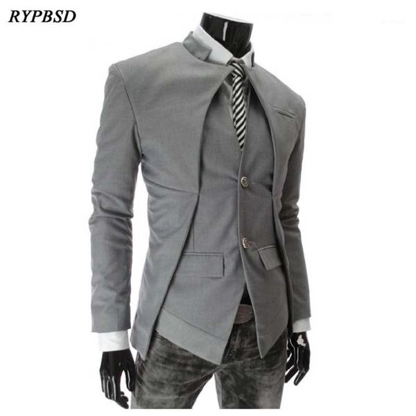 2021 brand designer fashion white mens blazer england style slim fit stand collar blazer coats business men1, White;black
2021 brand designer fashion white mens blazer england style slim fit stand collar blazer coats business men1, White;black