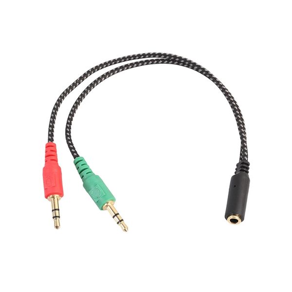 high-quality3.5mm y splitter 2 jack male to 1 female headphone mic audio adapter cable hw
high-quality3.5mm y splitter 2 jack male to 1 female headphone mic audio adapter cable hw