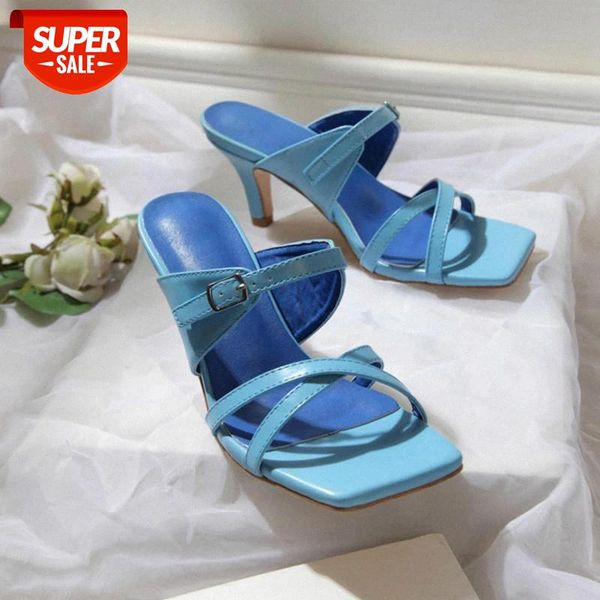 hkxn 2020 new woman square head peep toe mid heel party slippers summer fashion slip on thin heels shoes women t #bn2h, Black
hkxn 2020 new woman square head peep toe mid heel party slippers summer fashion slip on thin heels shoes women t #bn2h, Black