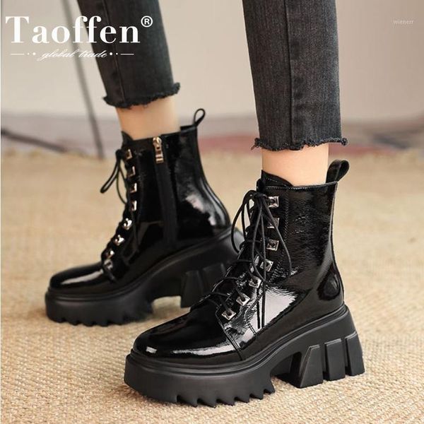 taoffen real leather women ankle boots strange heel round toe cross strap shoes winter warm boots women fahion party footwear1, Black
taoffen real leather women ankle boots strange heel round toe cross strap shoes winter warm boots women fahion party footwear1, Black