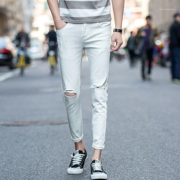 2019 brand clothing fashion streetwear men's jeans vintage blue gray color skinny destroyed ripped jeans broken punk pants1
2019 brand clothing fashion streetwear men's jeans vintage blue gray color skinny destroyed ripped jeans broken punk pants1