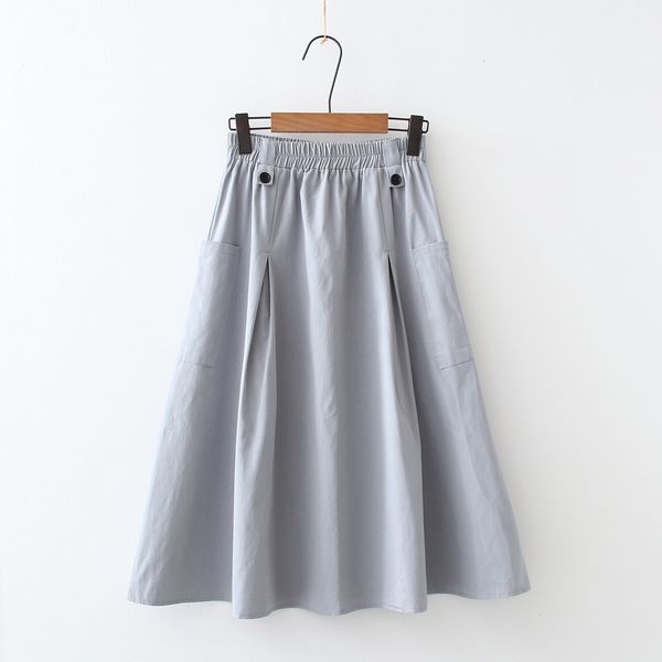 new 2021 high waist summer a-line cotton fashion pure color midi length skirt women clothes jupe femme saia 8voo, Black
new 2021 high waist summer a-line cotton fashion pure color midi length skirt women clothes jupe femme saia 8voo, Black