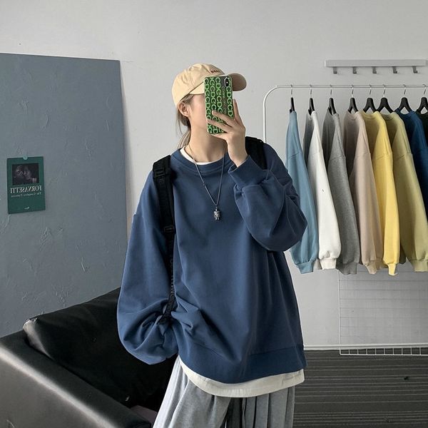 pr men's solid color casual sweatshirts autumn woman oversize korean streetwear hoodies fashion long sleeve pullovers 201127, Black
pr men's solid color casual sweatshirts autumn woman oversize korean streetwear hoodies fashion long sleeve pullovers 201127, Black