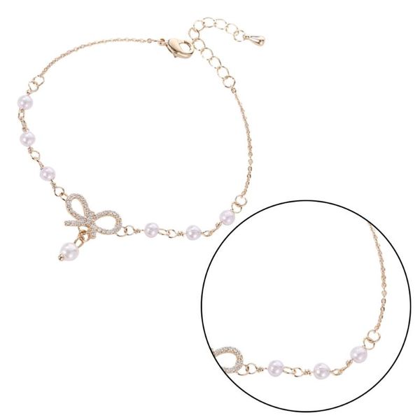 charm bracelets bowknot shaped bracelet pearl hand chain elegant bangle jewelry golden, Golden;silver
charm bracelets bowknot shaped bracelet pearl hand chain elegant bangle jewelry golden, Golden;silver
