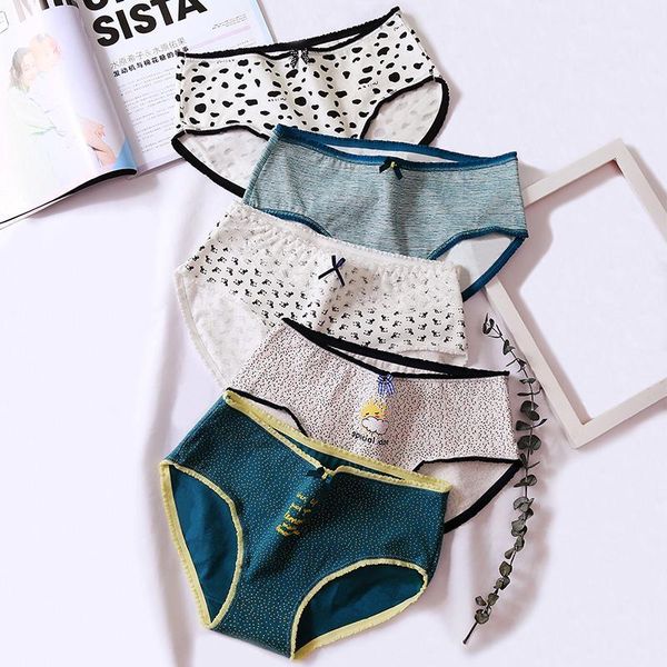 women's panties 5pcs/lot women cotton underwear cute printed intimate plus size briefs breathable pink underpants lingerie1, Black;pink
women's panties 5pcs/lot women cotton underwear cute printed intimate plus size briefs breathable pink underpants lingerie1, Black;pink