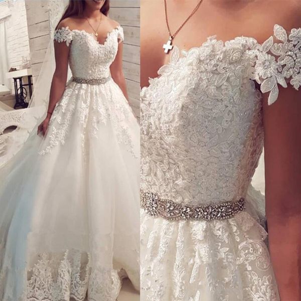 saudi arabia off the shoulder vintage lace wedding dress 2021 ball gown sweetheart bridal gowns vestido de noiva novias vestidos, White
saudi arabia off the shoulder vintage lace wedding dress 2021 ball gown sweetheart bridal gowns vestido de noiva novias vestidos, White