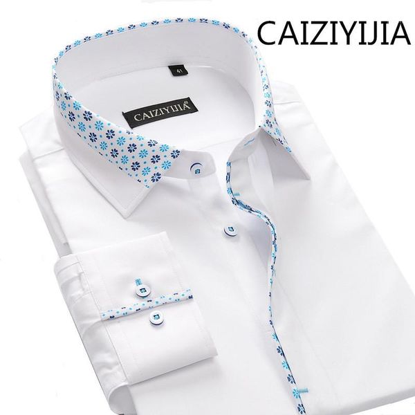 caiziyijia mens brand-clothing silm fit floral long sleeve shirts fashion printed cotton camisa masculina1, White;black
caiziyijia mens brand-clothing silm fit floral long sleeve shirts fashion printed cotton camisa masculina1, White;black