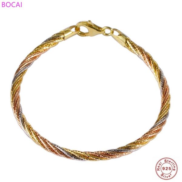 bocai s925 sterling silver bracelet for women thai silver craft rose 2020 new fashion women's pure silver bracelet q1118, Black
bocai s925 sterling silver bracelet for women thai silver craft rose 2020 new fashion women's pure silver bracelet q1118, Black