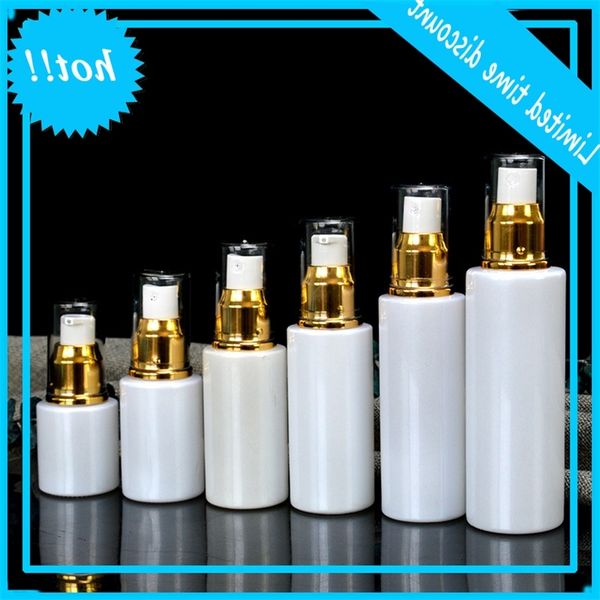 30ml 50ml 80ml white glass pump essential oil perfume bottles atomizer spray bottle with gold cap collar clear cover
30ml 50ml 80ml white glass pump essential oil perfume bottles atomizer spray bottle with gold cap collar clear cover