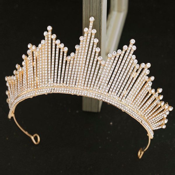 korean bridal big sweet princess water diamond crown hair ornament headdress wedding dress accessories, Silver
korean bridal big sweet princess water diamond crown hair ornament headdress wedding dress accessories, Silver