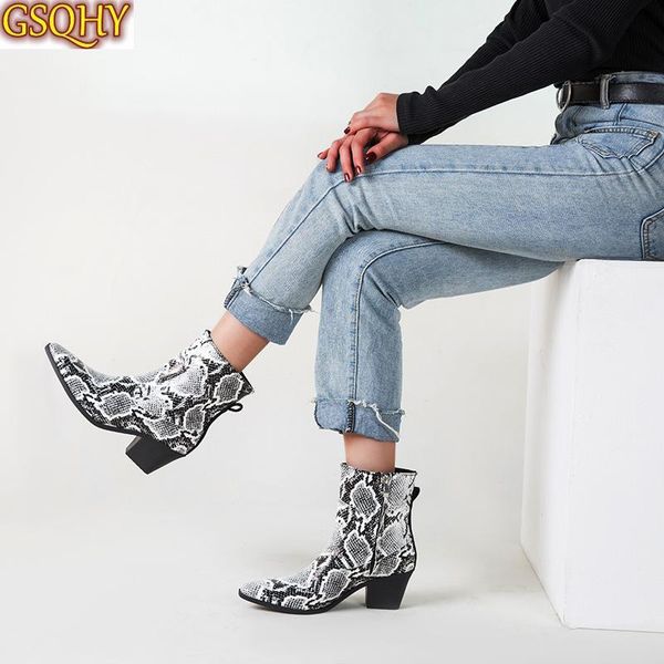 boots ankle women shoe high heels botas toe snakeskin block square snake print chunky bootie shoes, Black
boots ankle women shoe high heels botas toe snakeskin block square snake print chunky bootie shoes, Black