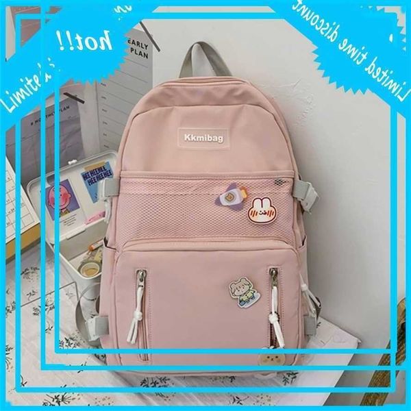 new nylon effects color women backpack girls fashion badge hanger travel backpacks large capacity multifunctional teen schools
new nylon effects color women backpack girls fashion badge hanger travel backpacks large capacity multifunctional teen schools