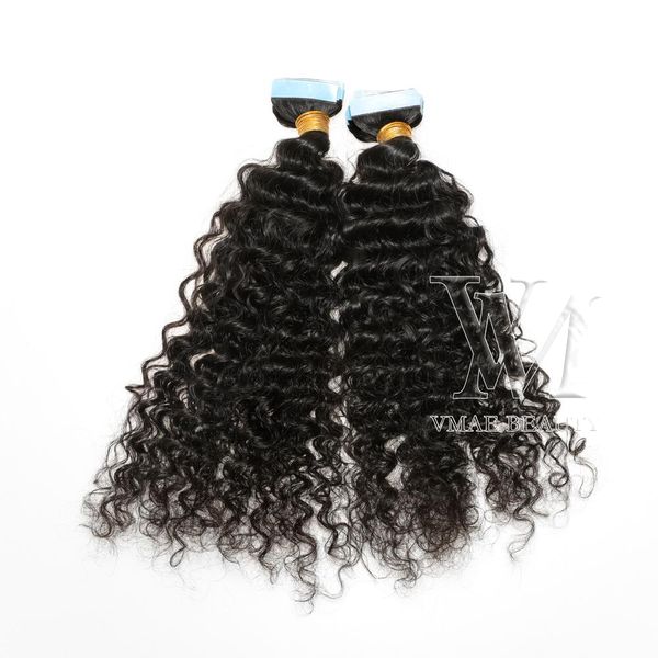 vmae indian 100% unprocessed virgin human hair 11a single natural color 3c tape ins hair extensions, Black
vmae indian 100% unprocessed virgin human hair 11a single natural color 3c tape ins hair extensions, Black