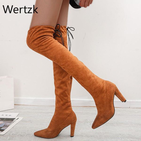 new autumn winter women boots big size square heels fashion boots warm back tie up winter women knee zapatos de mujer, Black
new autumn winter women boots big size square heels fashion boots warm back tie up winter women knee zapatos de mujer, Black