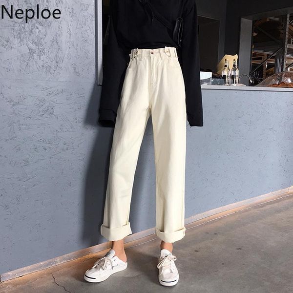 neploe high waist hip button design denim pants solid straight autumn spring outwear trousers wild pantalones kg-345, Blue
neploe high waist hip button design denim pants solid straight autumn spring outwear trousers wild pantalones kg-345, Blue
