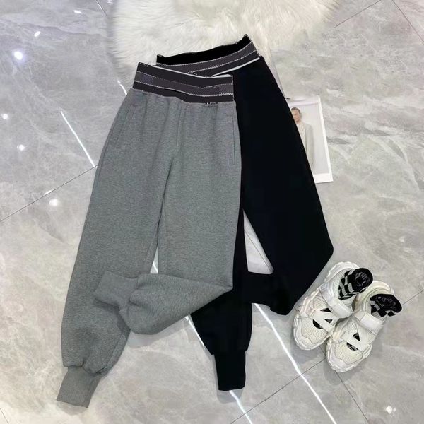 women pants designer joggers sports trouse loose letters waist drawstring adjust outwears capris terry street track pant, Black;white
women pants designer joggers sports trouse loose letters waist drawstring adjust outwears capris terry street track pant, Black;white
