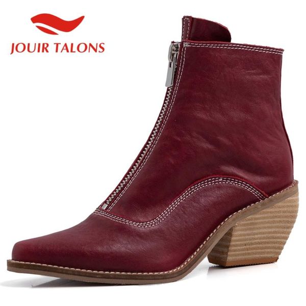boots jouir talons 2021 arrivals women shoes genuine leather classics zipper solid chunky heels fashion ankle, Black
boots jouir talons 2021 arrivals women shoes genuine leather classics zipper solid chunky heels fashion ankle, Black