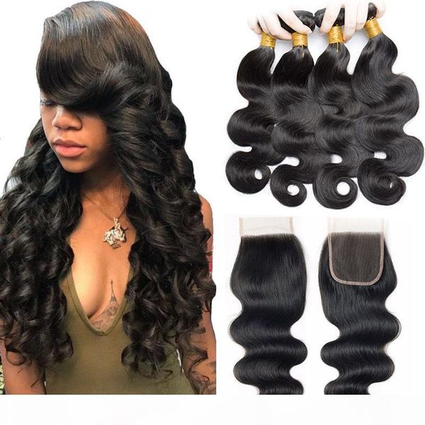 body wave brazilian 4 bundles human hair extensions with lace closure natural black 7a virgin human hair hair extensions
body wave brazilian 4 bundles human hair extensions with lace closure natural black 7a virgin human hair hair extensions