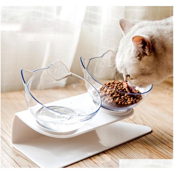 transparent cat double bowl pet feeder raised stand pet food and water bowls with non-spill design multi-purpose bowl pet supplies tav0g
transparent cat double bowl pet feeder raised stand pet food and water bowls with non-spill design multi-purpose bowl pet supplies tav0g