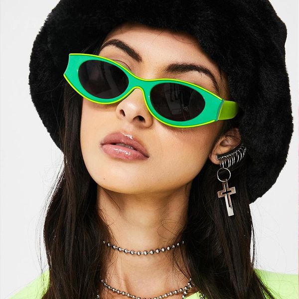 Vintage Cat Eye Sunglasses Women 2021 New Fashion Oval Sun Glasses Female Colorful Shades Woman Eyewear Gafas de sol mujer UV400, White;black
Vintage Cat Eye Sunglasses Women 2021 New Fashion Oval Sun Glasses Female Colorful Shades Woman Eyewear Gafas de sol mujer UV400, White;black