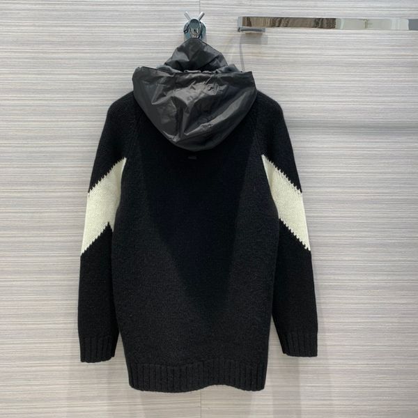 milan runway sweater 2020 long sleeve hooded women's sweaters high end jacquard cardigan women designer sweater 0906-1, White;black
milan runway sweater 2020 long sleeve hooded women's sweaters high end jacquard cardigan women designer sweater 0906-1, White;black