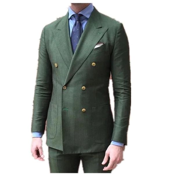 men's suits & blazers 2021 fashion double breasted green men terno masculino party wedding slim fit tuxedo formal groom blazer pants, White;black 
men's suits & blazers 2021 fashion double breasted green men terno masculino party wedding slim fit tuxedo formal groom blazer pants, White;black