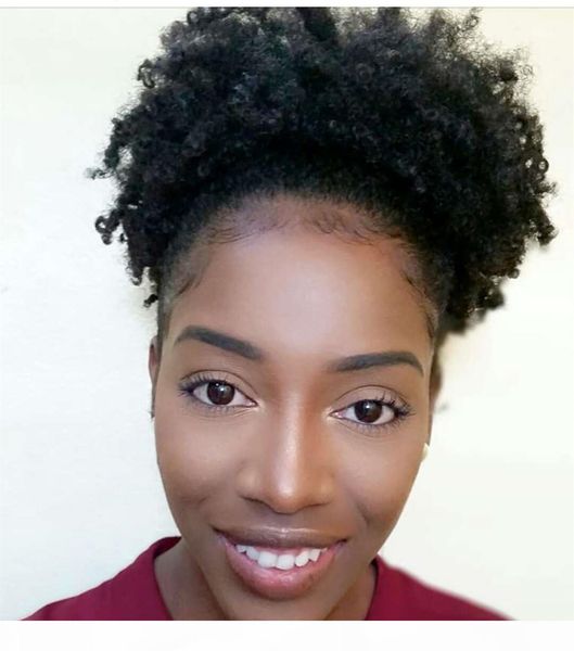 high puff afro curly ponytail drawstring short afro kinky pony tail clip in on human curly hair bun extension made of indian virgin, Black
high puff afro curly ponytail drawstring short afro kinky pony tail clip in on human curly hair bun extension made of indian virgin, Black