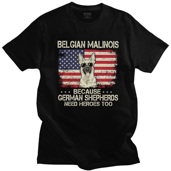 

belgian malinois american flag tshirt funny patriotic shepherd dog tees short sleeve graphic gift sport hooded sweatshirt hoodie men t shirt