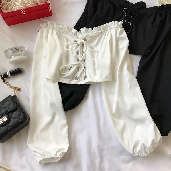 designer womens off shoulder long sleeve ruffle vintage blouse black friday 2021 deals, White
designer womens off shoulder long sleeve ruffle vintage blouse black friday 2021 deals, White