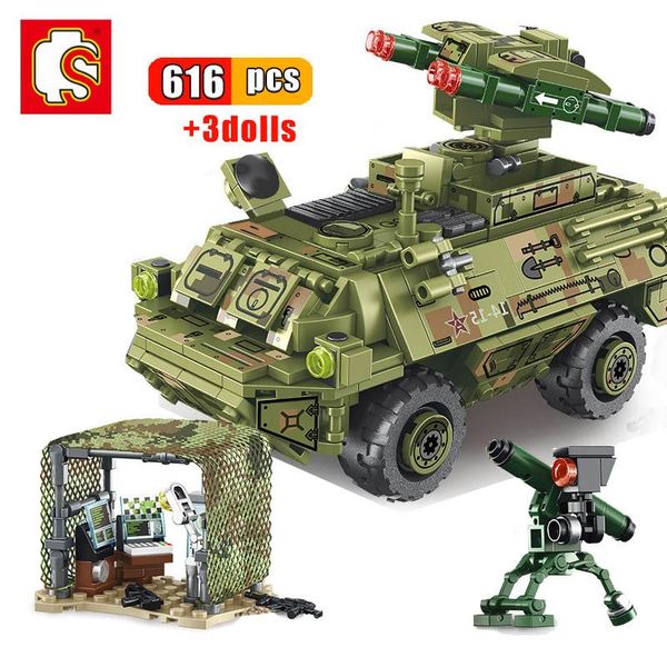 sembo 616pcs ww2 tank vehicle building blocks modern military missile car children army weapon military enlightenment model toy wmtwot
sembo 616pcs ww2 tank vehicle building blocks modern military missile car children army weapon military enlightenment model toy wmtwot