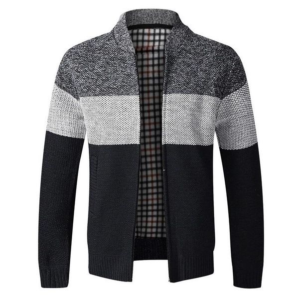 2020 autumn men's sweater casual long sleeves thickening plus size velvet warm trend shirt sweater jacket coat, White;black
2020 autumn men's sweater casual long sleeves thickening plus size velvet warm trend shirt sweater jacket coat, White;black