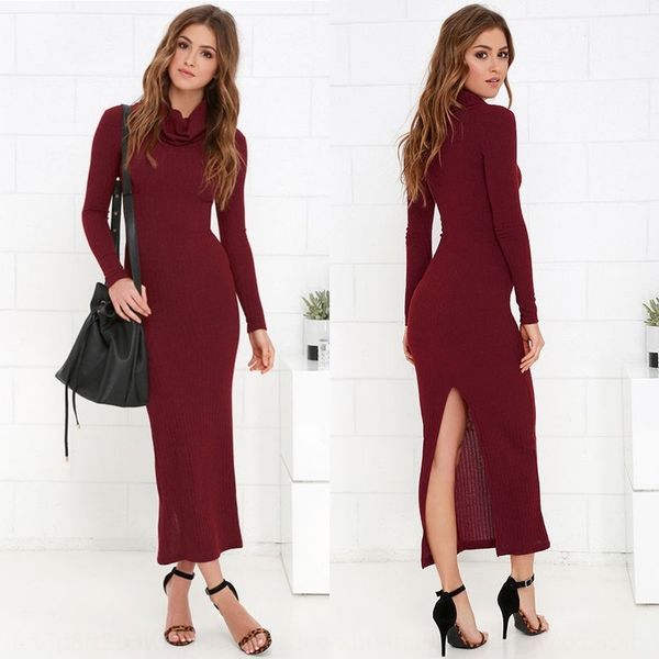 autumn winter solid color long sleeve dress pile neck long sleeve slit split skirt split skirtslit skirt p0sfw, Black;gray
autumn winter solid color long sleeve dress pile neck long sleeve slit split skirt split skirtslit skirt p0sfw, Black;gray