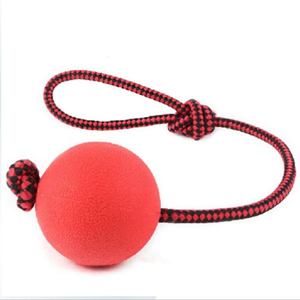 dog toys & chews indestructible ball pet training toy puppy tug balls chew small size solid rubber with rope
dog toys & chews indestructible ball pet training toy puppy tug balls chew small size solid rubber with rope