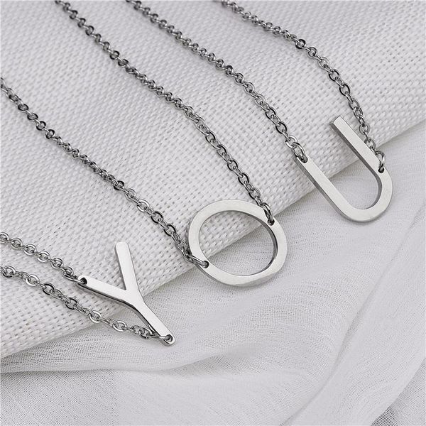 chokers arrive 26 alphabet chocker necklace stainless steel a-z letters pendant clavicle necklaces for girl party gift, Golden;silver
chokers arrive 26 alphabet chocker necklace stainless steel a-z letters pendant clavicle necklaces for girl party gift, Golden;silver