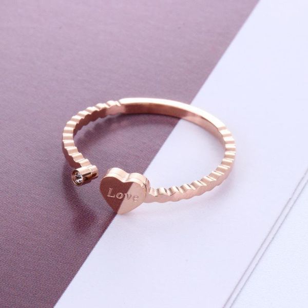 nice gift rose gold color titanium steel simple heart woman rings with rhinestones ,openning ring for girl ,size 5-10 availabe1, Golden;silver
nice gift rose gold color titanium steel simple heart woman rings with rhinestones ,openning ring for girl ,size 5-10 availabe1, Golden;silver