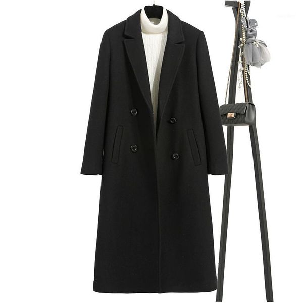 winter jacket women long thick wool coats women 2 colors 2020 new arrival plus size waist slimming han fashion thick woolen coat1, Black
winter jacket women long thick wool coats women 2 colors 2020 new arrival plus size waist slimming han fashion thick woolen coat1, Black