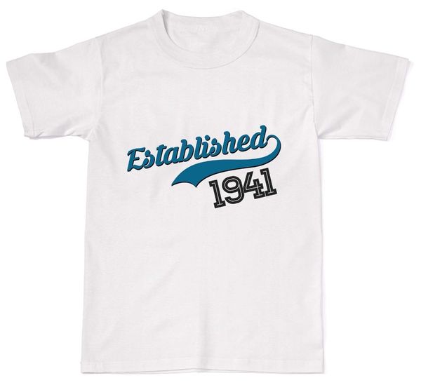 sport 2019 new brand sale gift idea personalised customised established 1941 t-shirt t shirt cotton
sport 2019 new brand sale gift idea personalised customised established 1941 t-shirt t shirt cotton