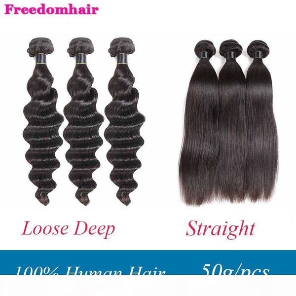 peruvian malaysian indian brazilian virgin human hair weaves 3 4 5 6 bundles loose deep remy human hair weaves straight 50g pcs, Black
peruvian malaysian indian brazilian virgin human hair weaves 3 4 5 6 bundles loose deep remy human hair weaves straight 50g pcs, Black