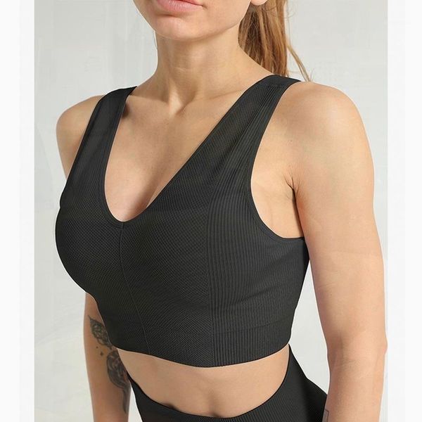 gym clothing push up wear for women colorvalue workout yoga bra plus size fitness high impact seamless padded strappy sports bra1, White;black
gym clothing push up wear for women colorvalue workout yoga bra plus size fitness high impact seamless padded strappy sports bra1, White;black