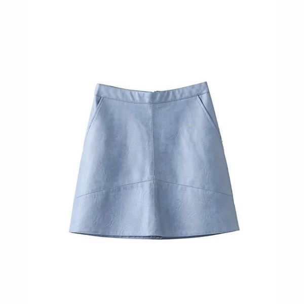 spring high waist skrit pu faux leather women skirt zipper pockets mini skirt s0007 blue, Black
spring high waist skrit pu faux leather women skirt zipper pockets mini skirt s0007 blue, Black