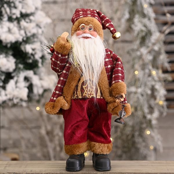 qkv2x doll dolltoy new christmas products posture standing santa claus doll plastic decorative creative toy decoration zh5zf
qkv2x doll dolltoy new christmas products posture standing santa claus doll plastic decorative creative toy decoration zh5zf