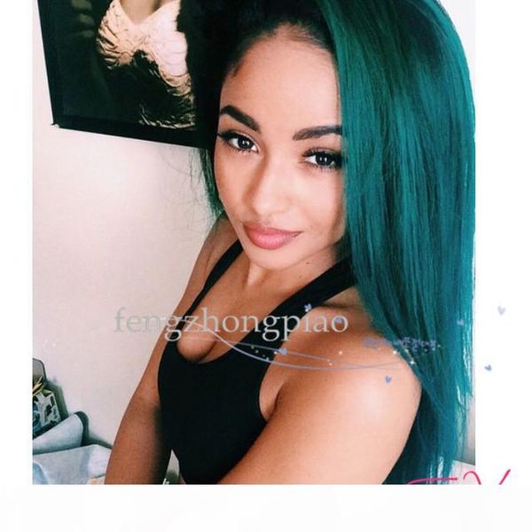 fashion ombre turquoise teal silky straight synthetic lace front wig glueless natural black to green ombre heat resistant hair women wigs
fashion ombre turquoise teal silky straight synthetic lace front wig glueless natural black to green ombre heat resistant hair women wigs