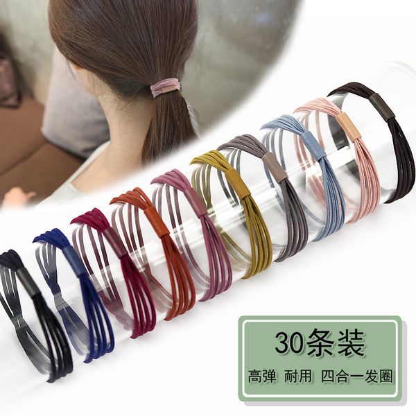 net red ins cord durable female rubber band high elastic headrope small fresh lady simple tie hair ring
net red ins cord durable female rubber band high elastic headrope small fresh lady simple tie hair ring